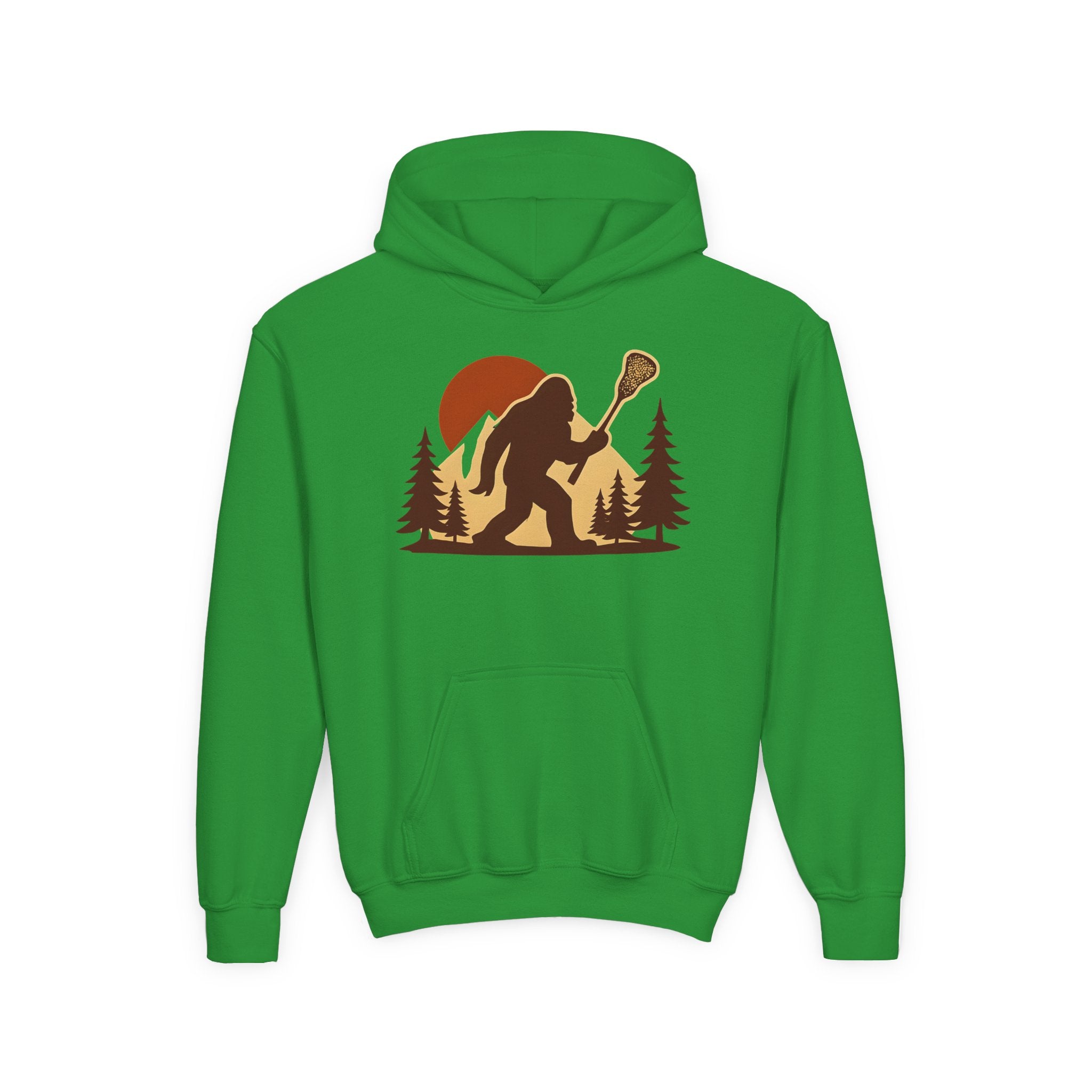 LAXsquatch — Youth Hooded Sweatshirt