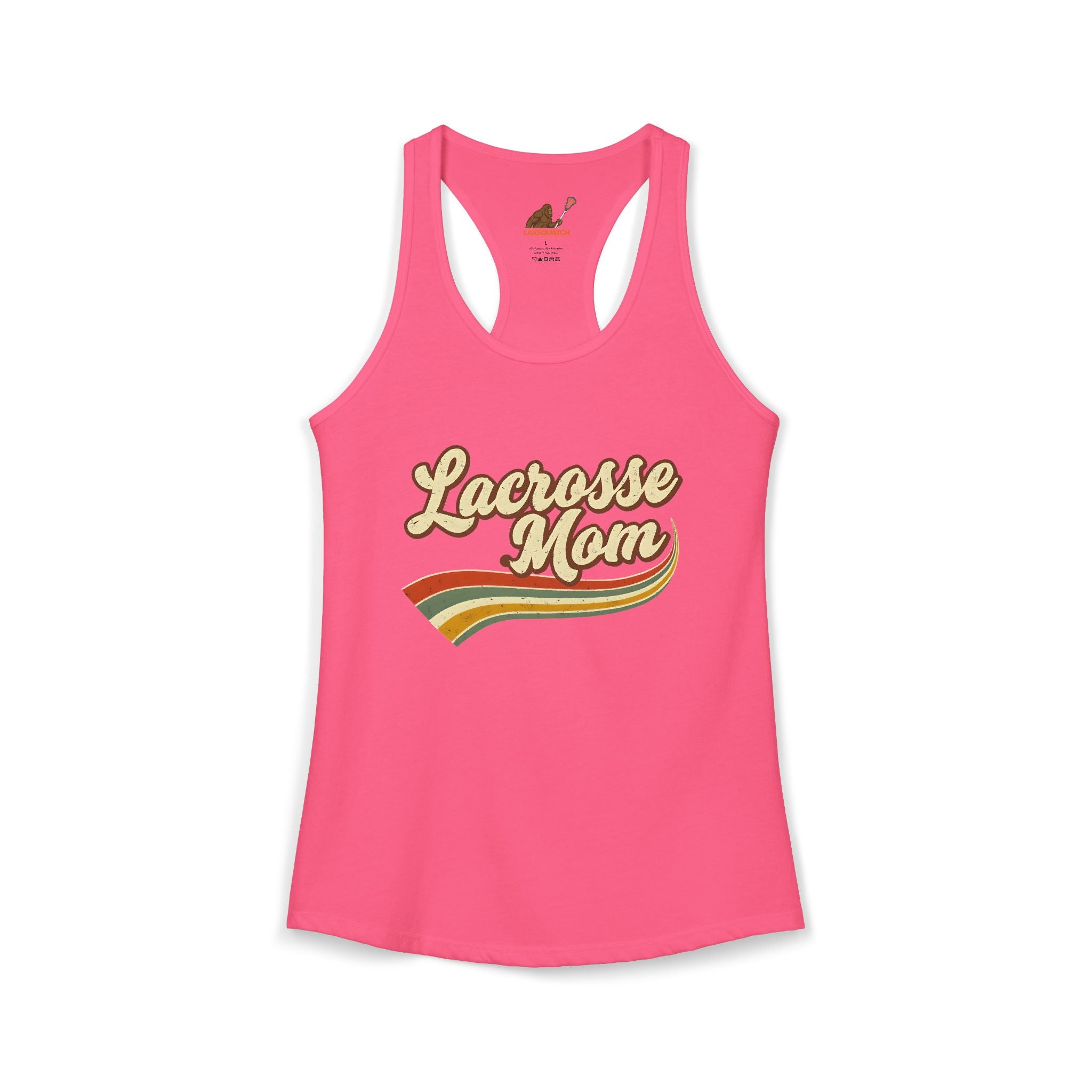 Vintage Lacrosse Mom - Racerback Tank