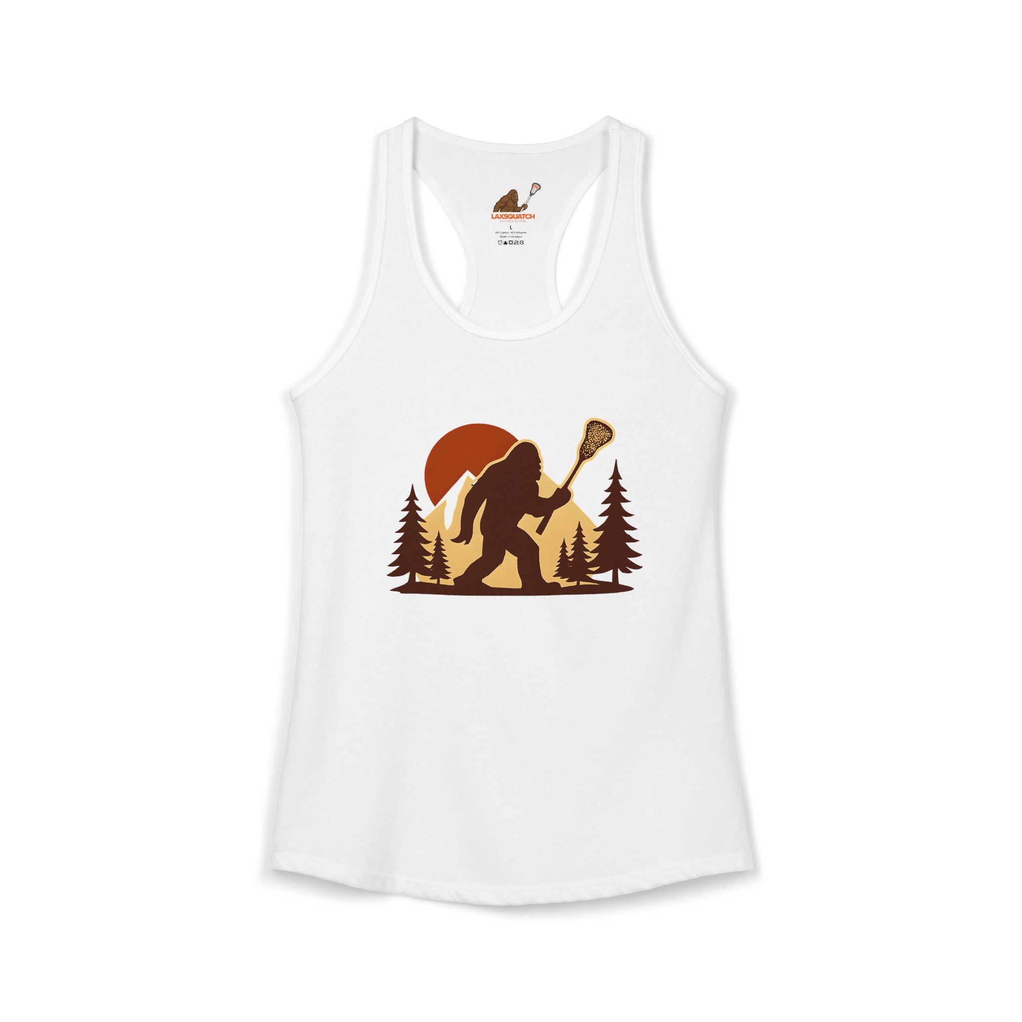Vintage LAXsquatch- Racerback Tank