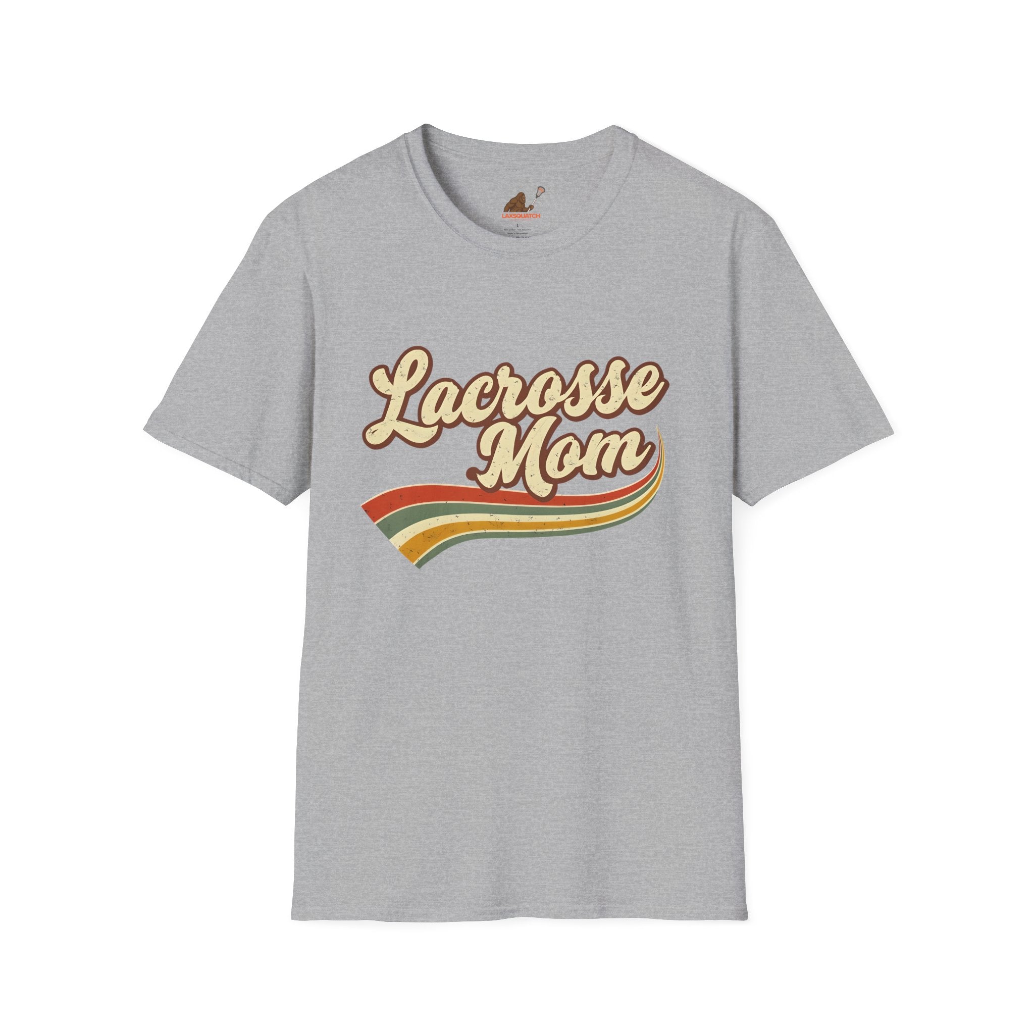 Lacrosse Mom Retro — Adult Tee