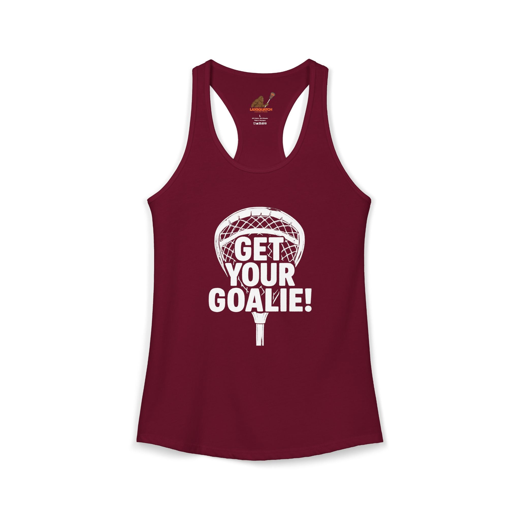 Get Your Goalie - Racerback Tank