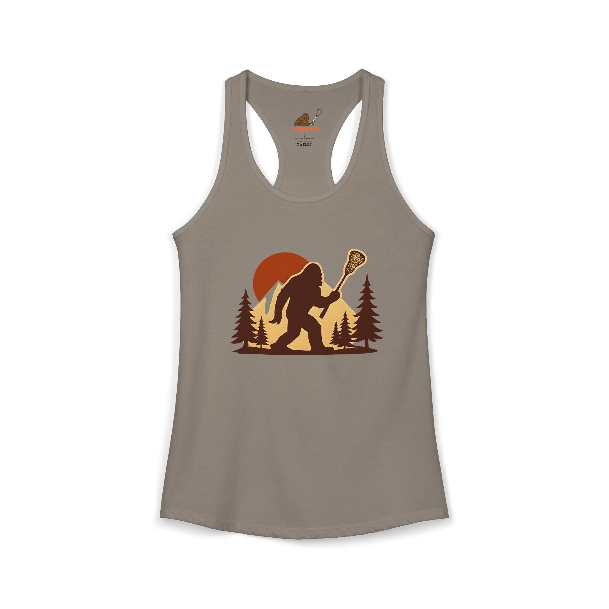 Vintage LAXsquatch- Racerback Tank