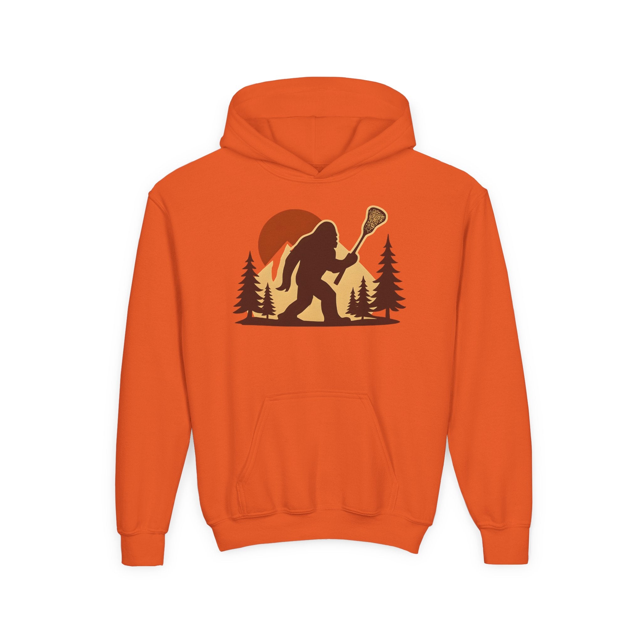 LAXsquatch — Youth Hooded Sweatshirt