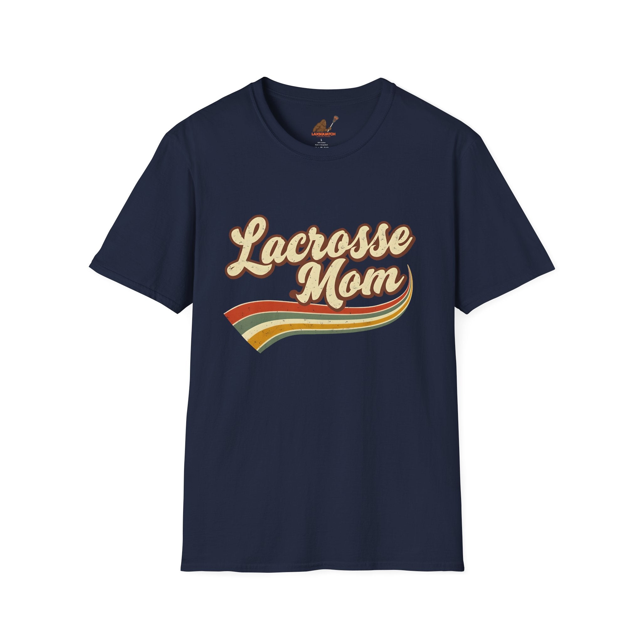 Lacrosse Mom Retro — Adult Tee