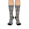 Retro Lacrosse Mom - Cushioned Crew Socks
