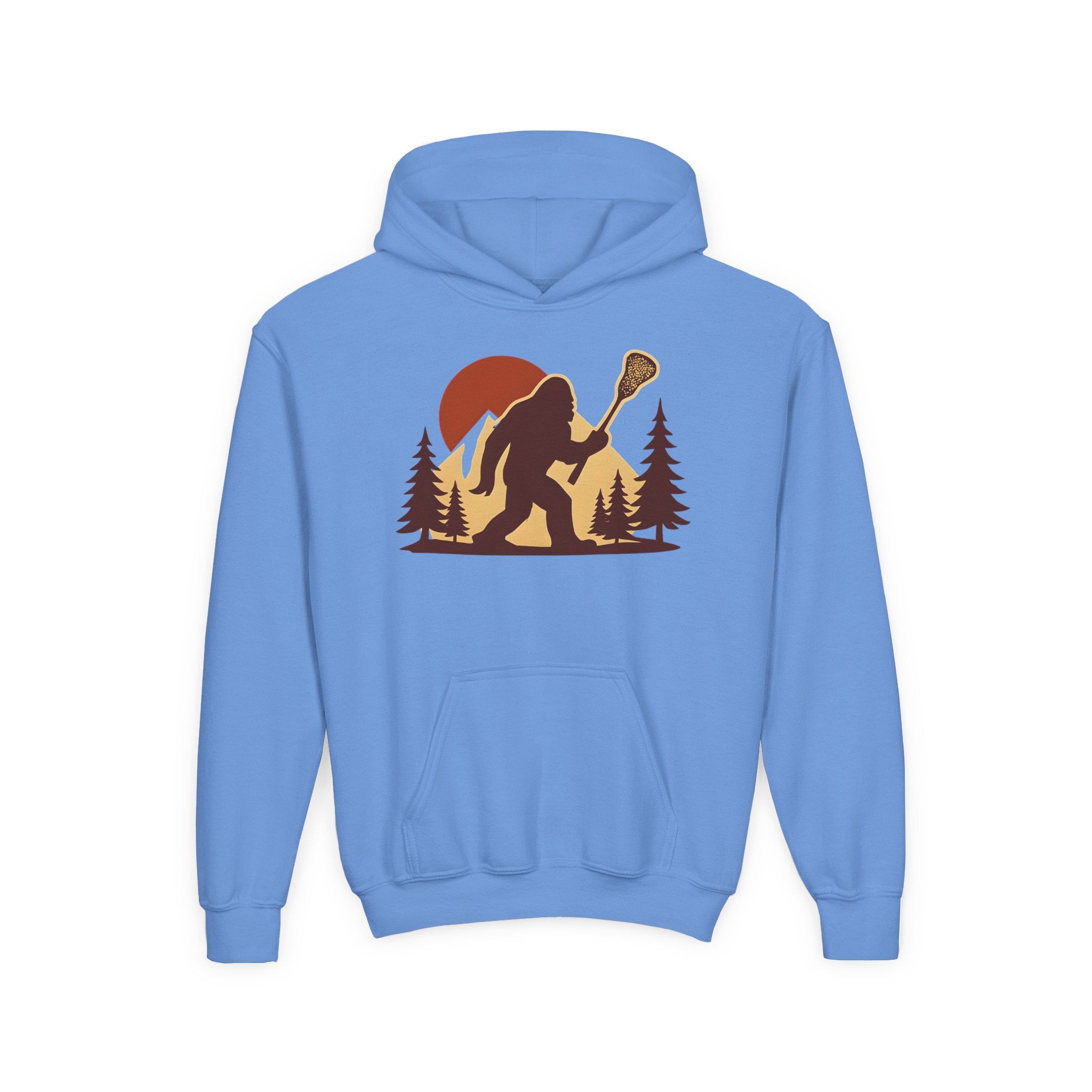 LAXsquatch — Youth Hooded Sweatshirt