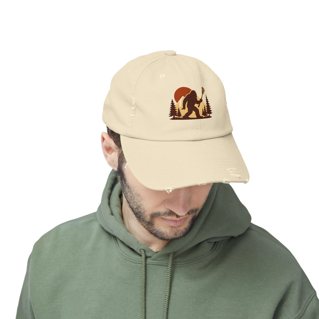 Retro LAXsquatch - Distressed Cap