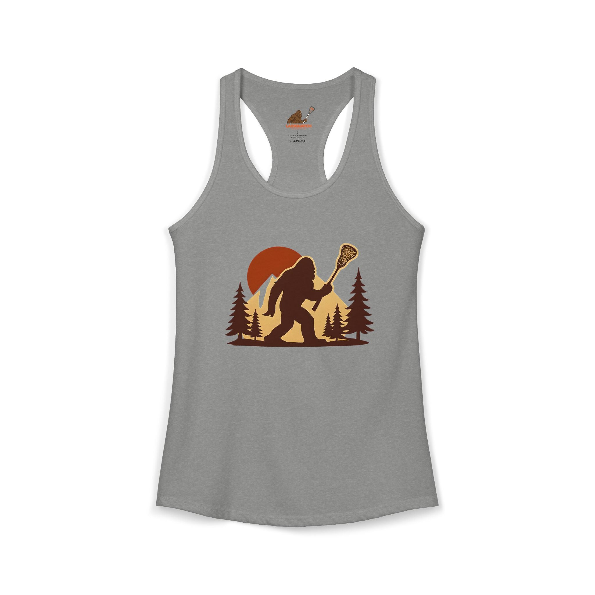 Vintage LAXsquatch- Racerback Tank