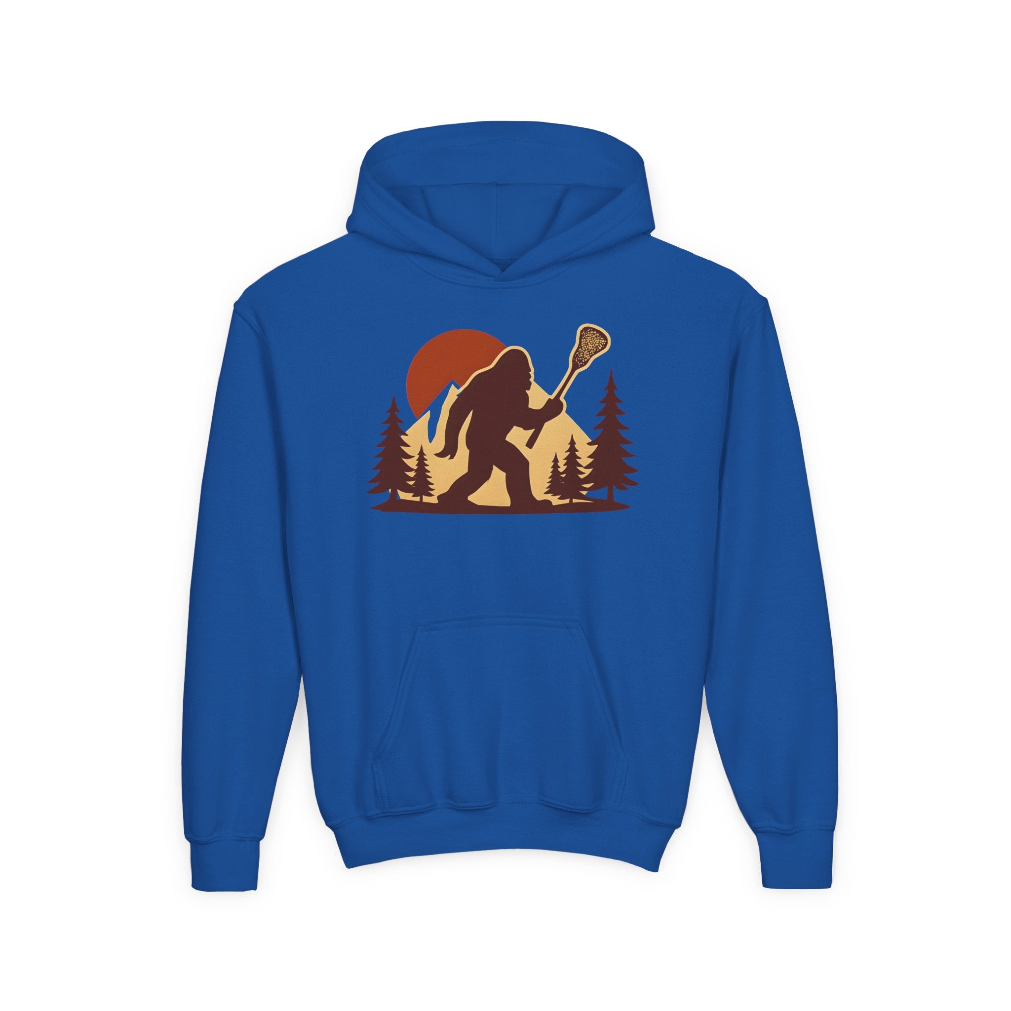 LAXsquatch — Youth Hooded Sweatshirt