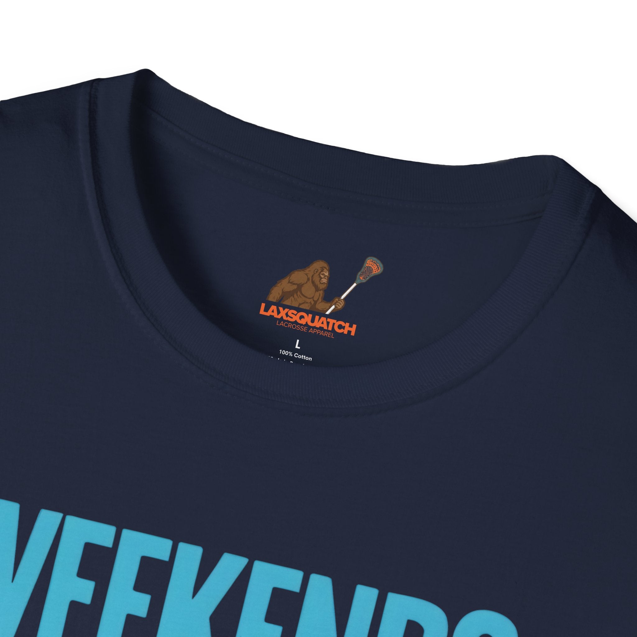 Weekends, Coffee, and Lacrosse  — Unisex Adult Tee