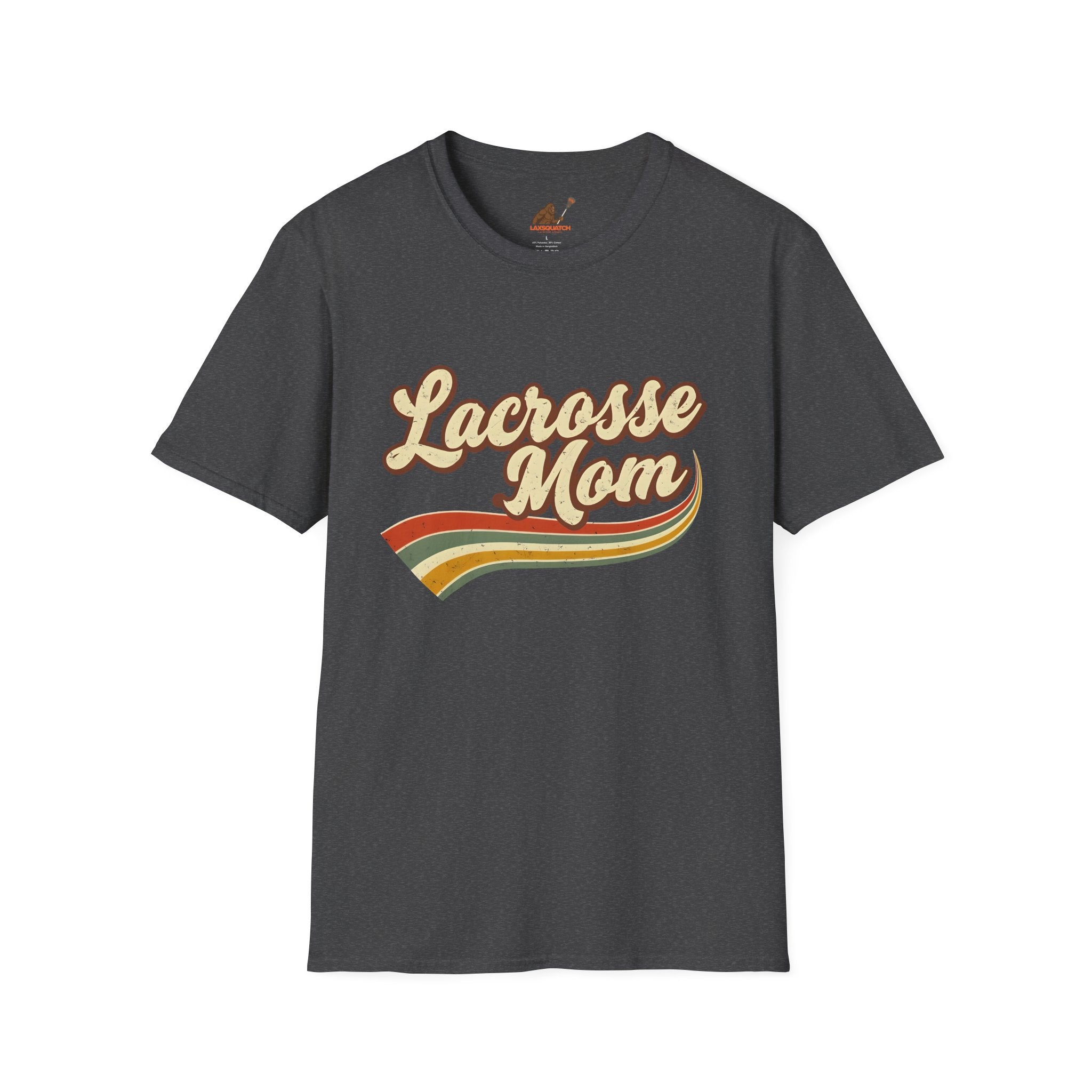 Lacrosse Mom Retro — Adult Tee