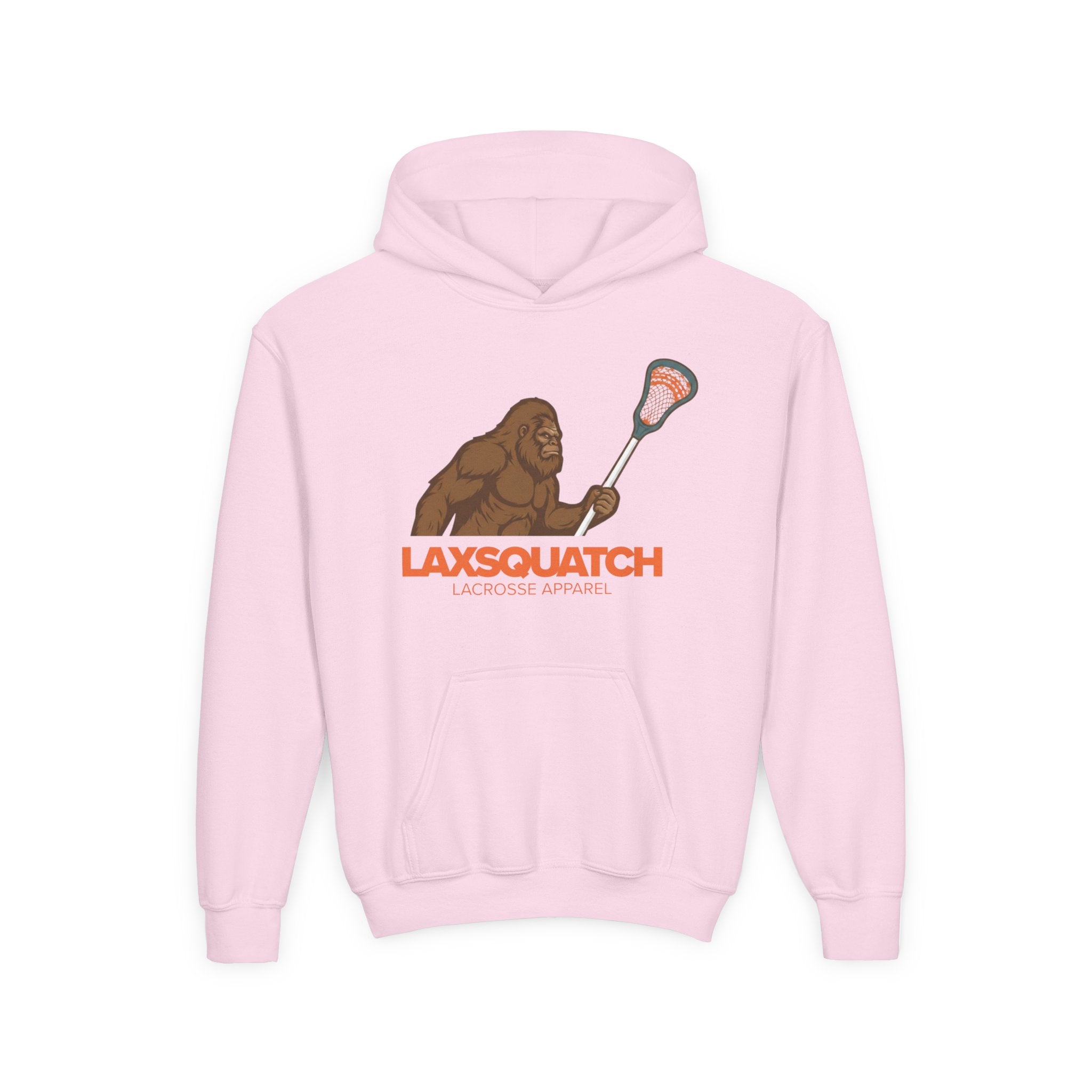 LAXsquatch Logo – Hooded Youth Sweatshirt