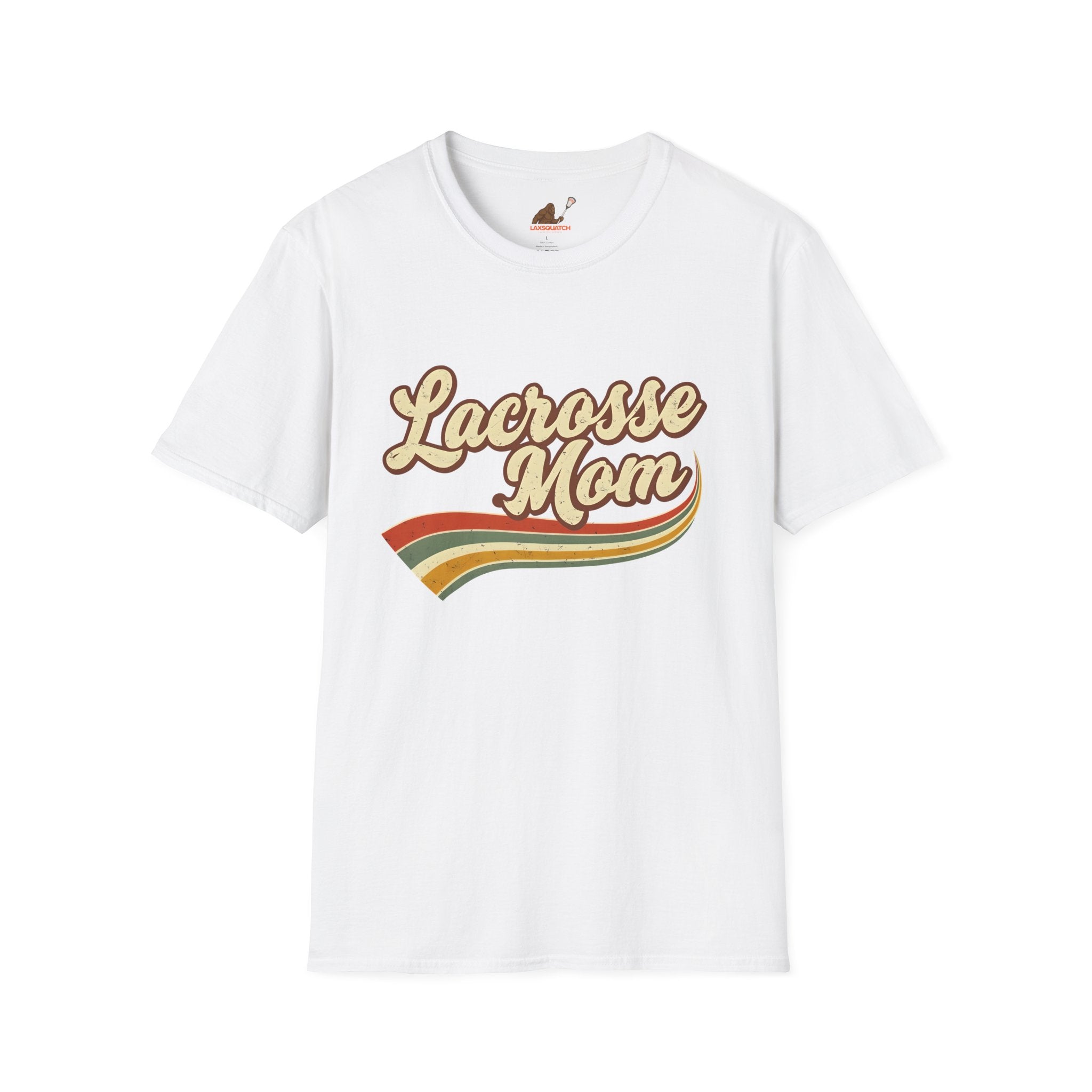 Lacrosse Mom Retro — Adult Tee