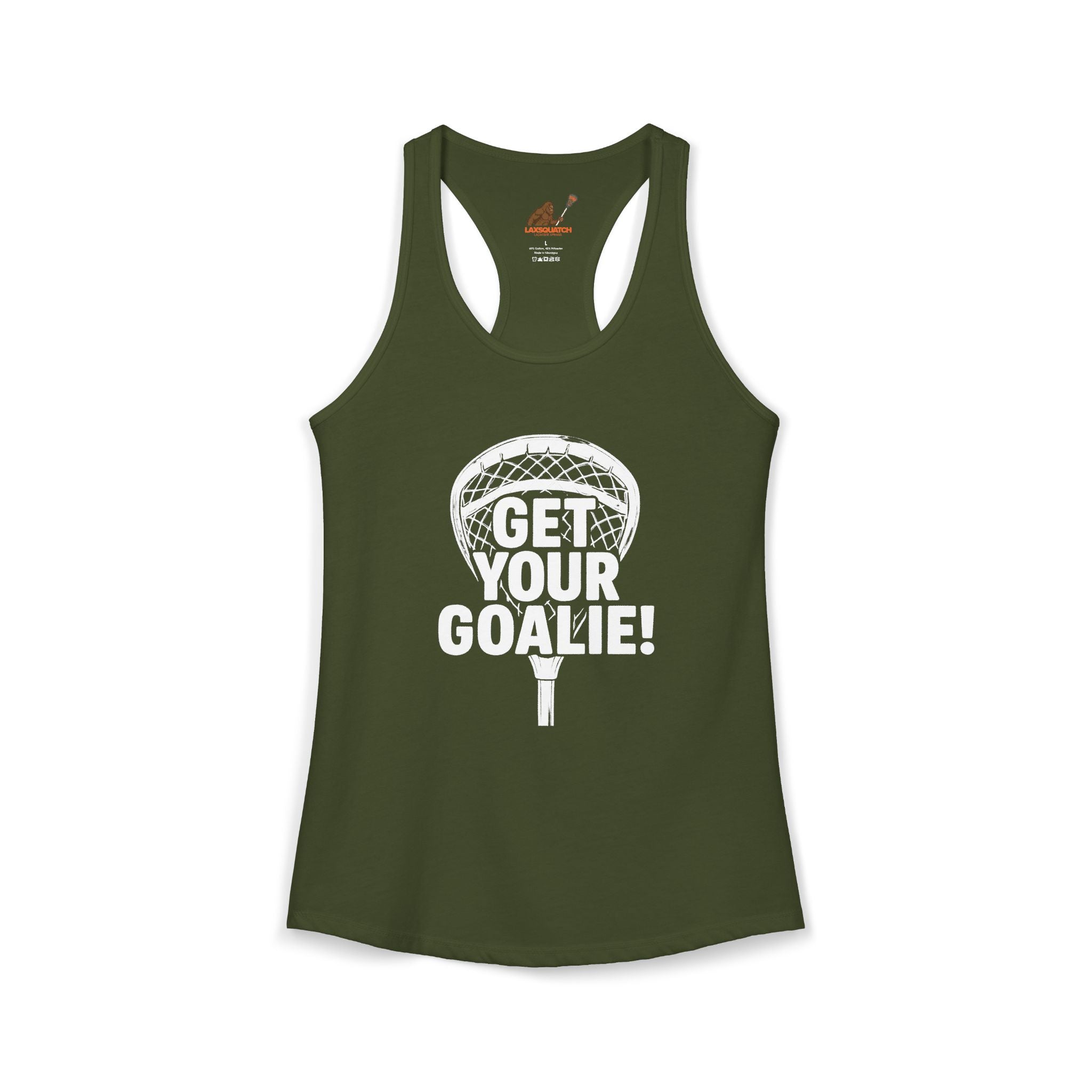 Get Your Goalie - Racerback Tank