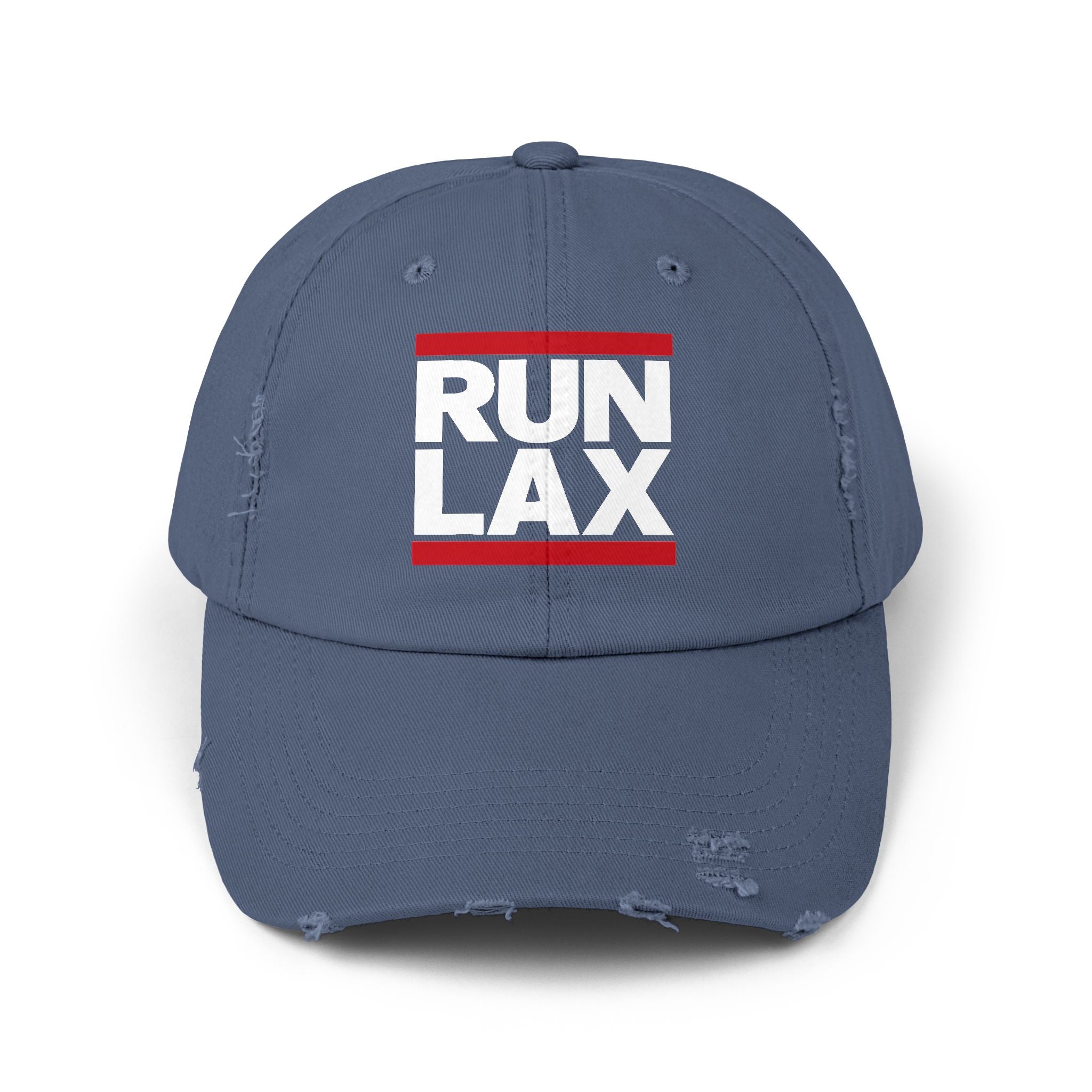 RUN LAX  — Distressed Cap