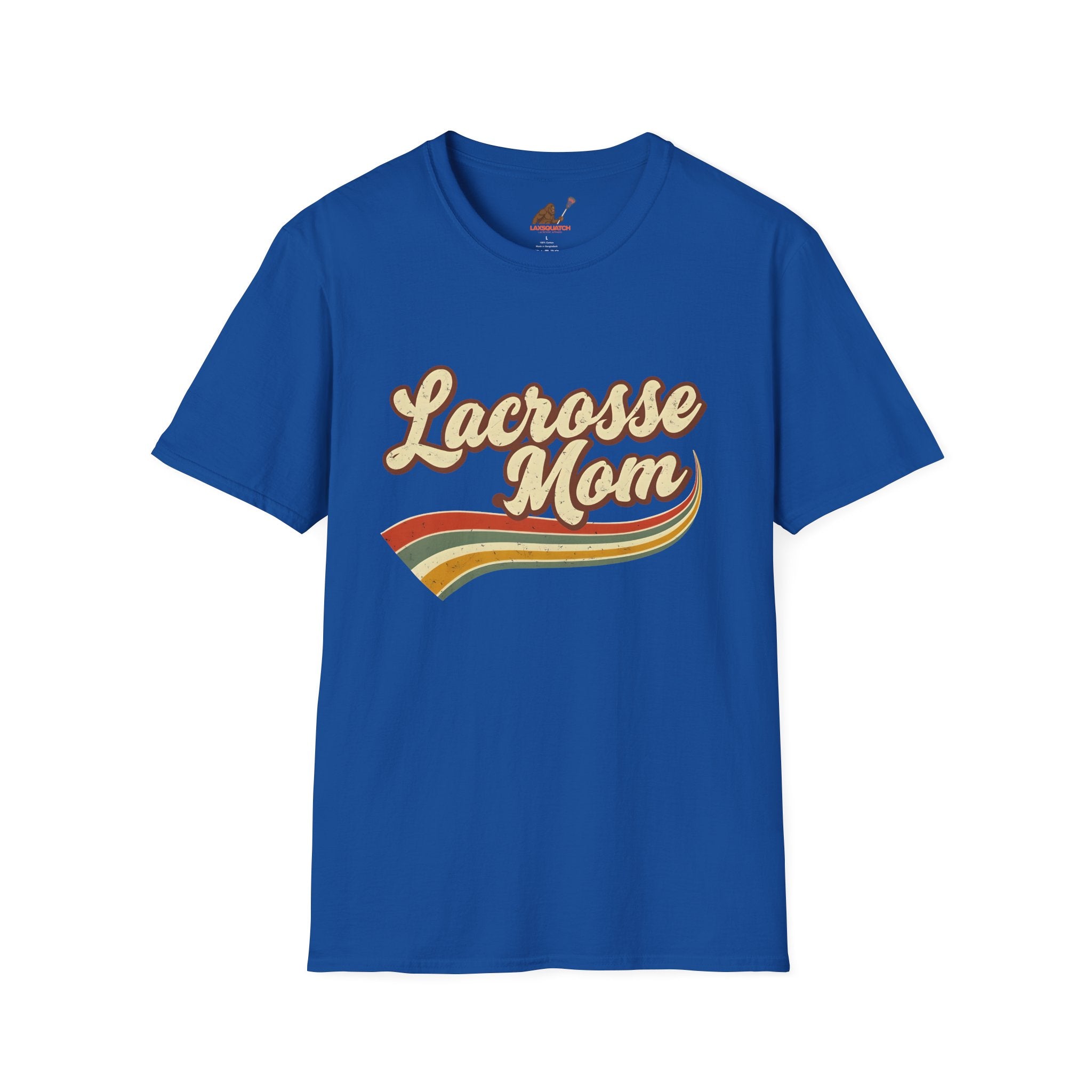 Lacrosse Mom Retro — Adult Tee