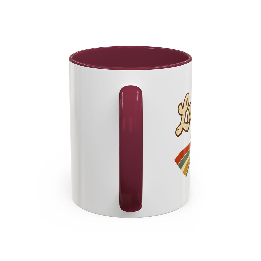 Retro Lacrosse Mom - Ceramic Coffee Mug (11oz)