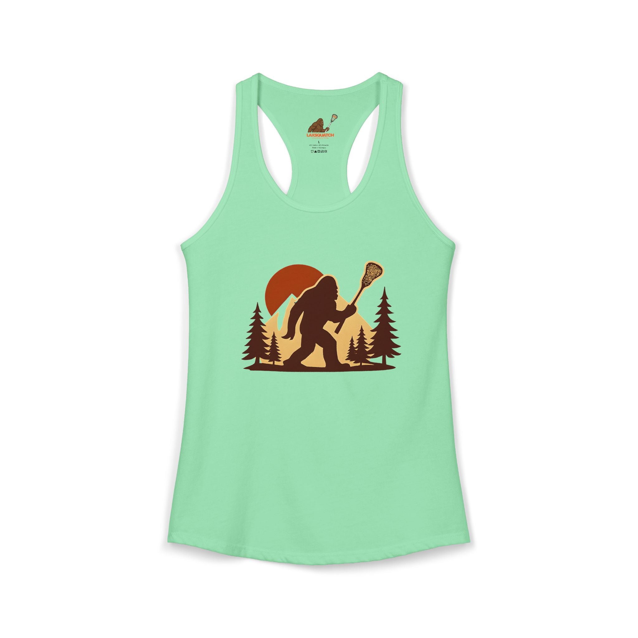 Vintage LAXsquatch- Racerback Tank