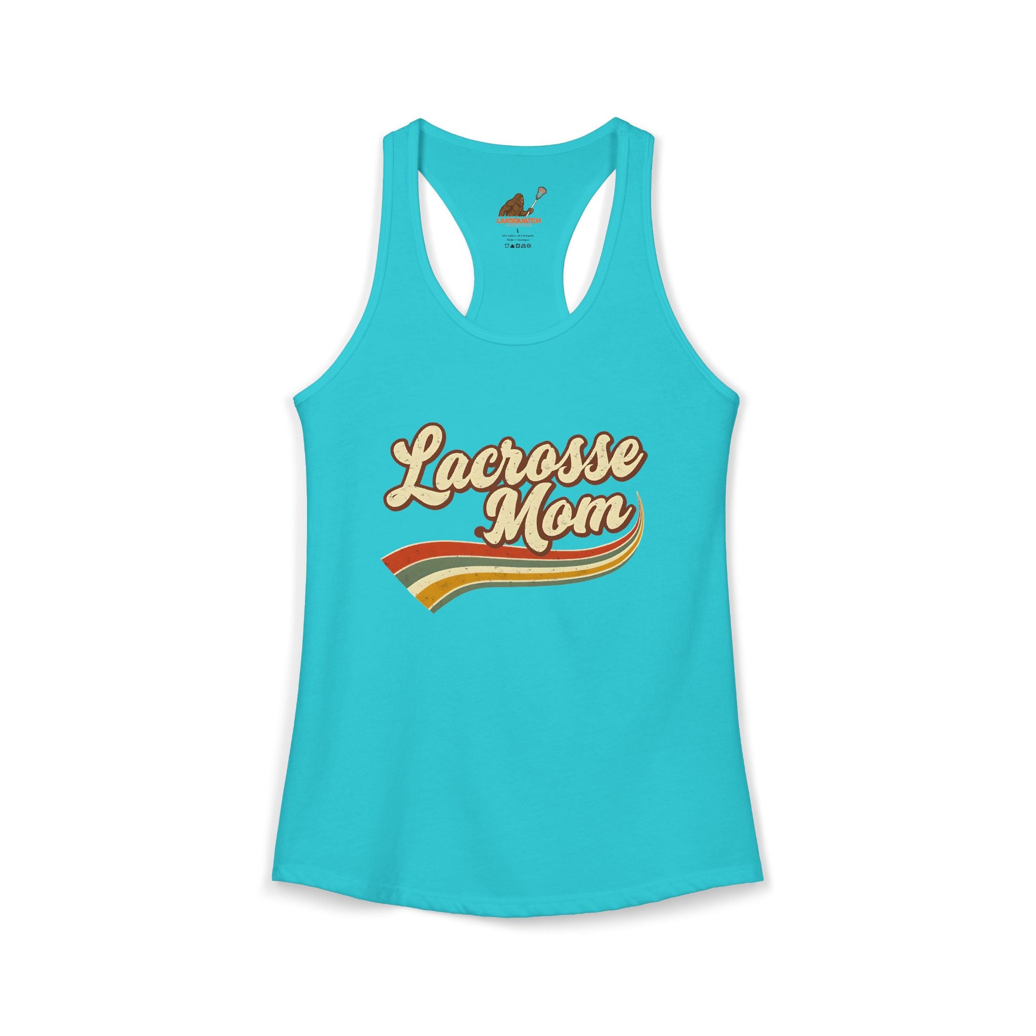 Vintage Lacrosse Mom - Racerback Tank
