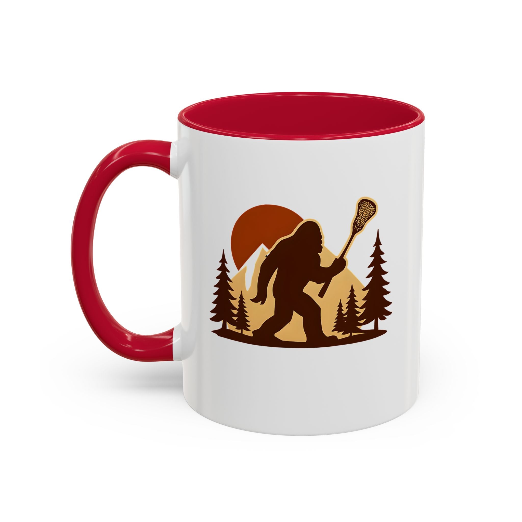 Retro LAXsquatch - Ceramic Coffee Mug (11oz)