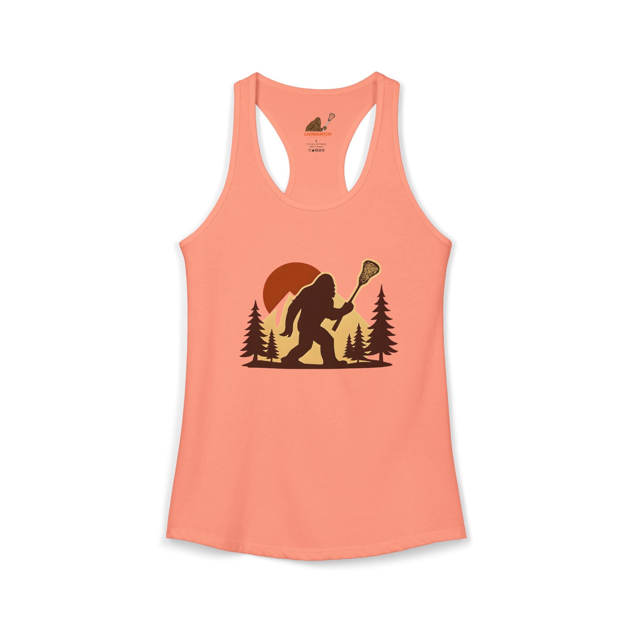 Vintage LAXsquatch- Racerback Tank