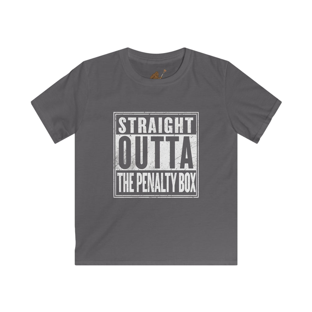 "Straight Outta the Penalty Box" — Youth Tee