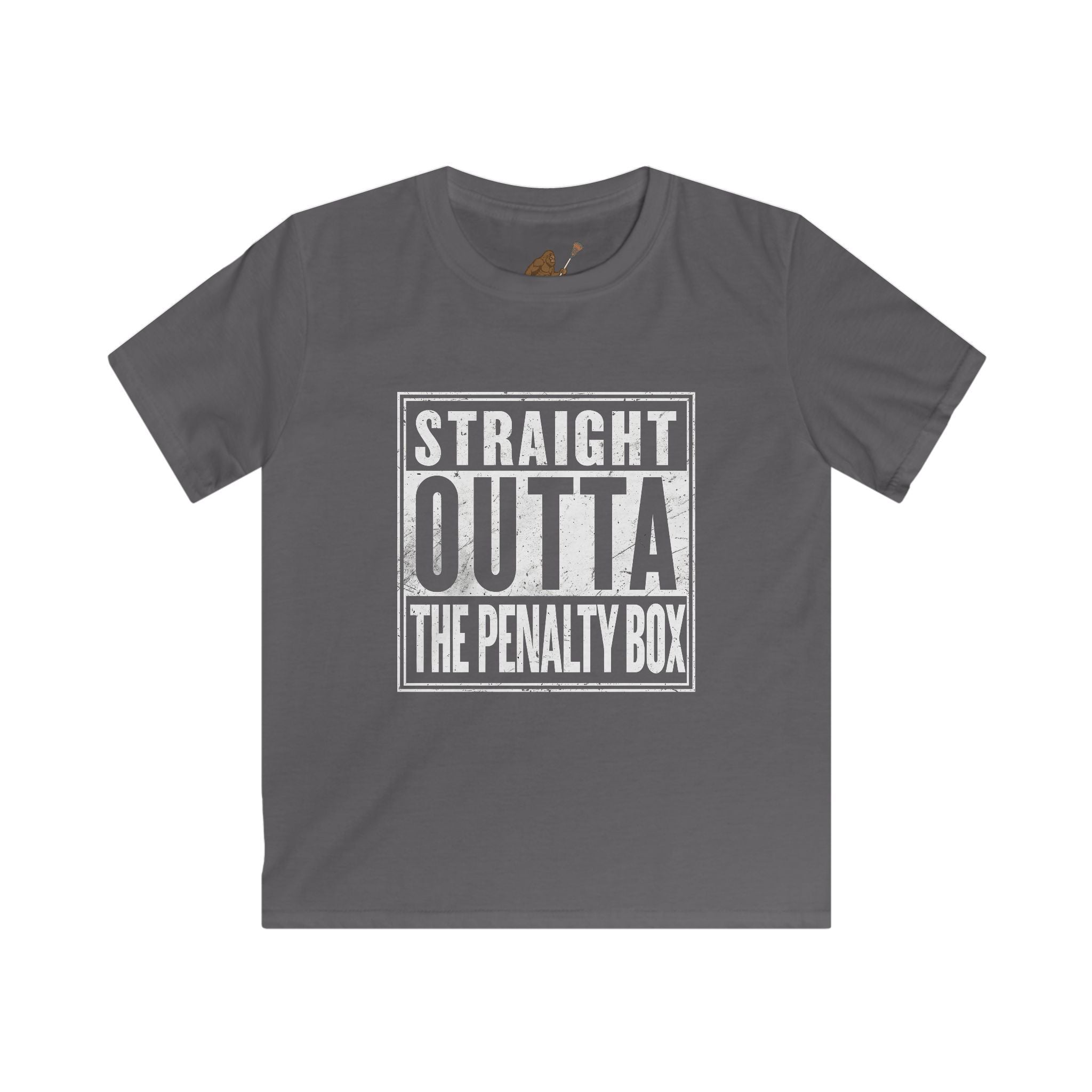 "Straight Outta the Penalty Box" — Youth Tee