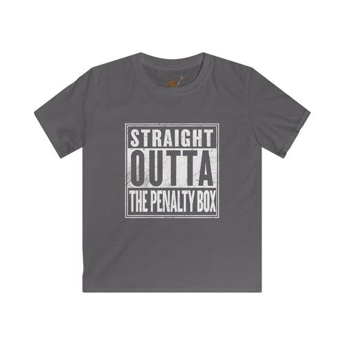 "Straight Outta the Penalty Box" — Youth Tee