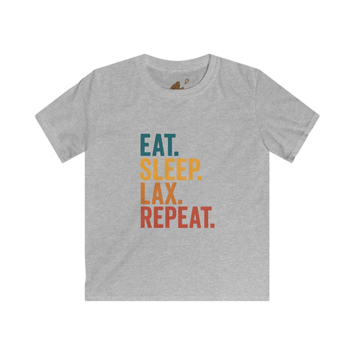 Eat. Sleep. Lax. Repeat. - Youth Tee