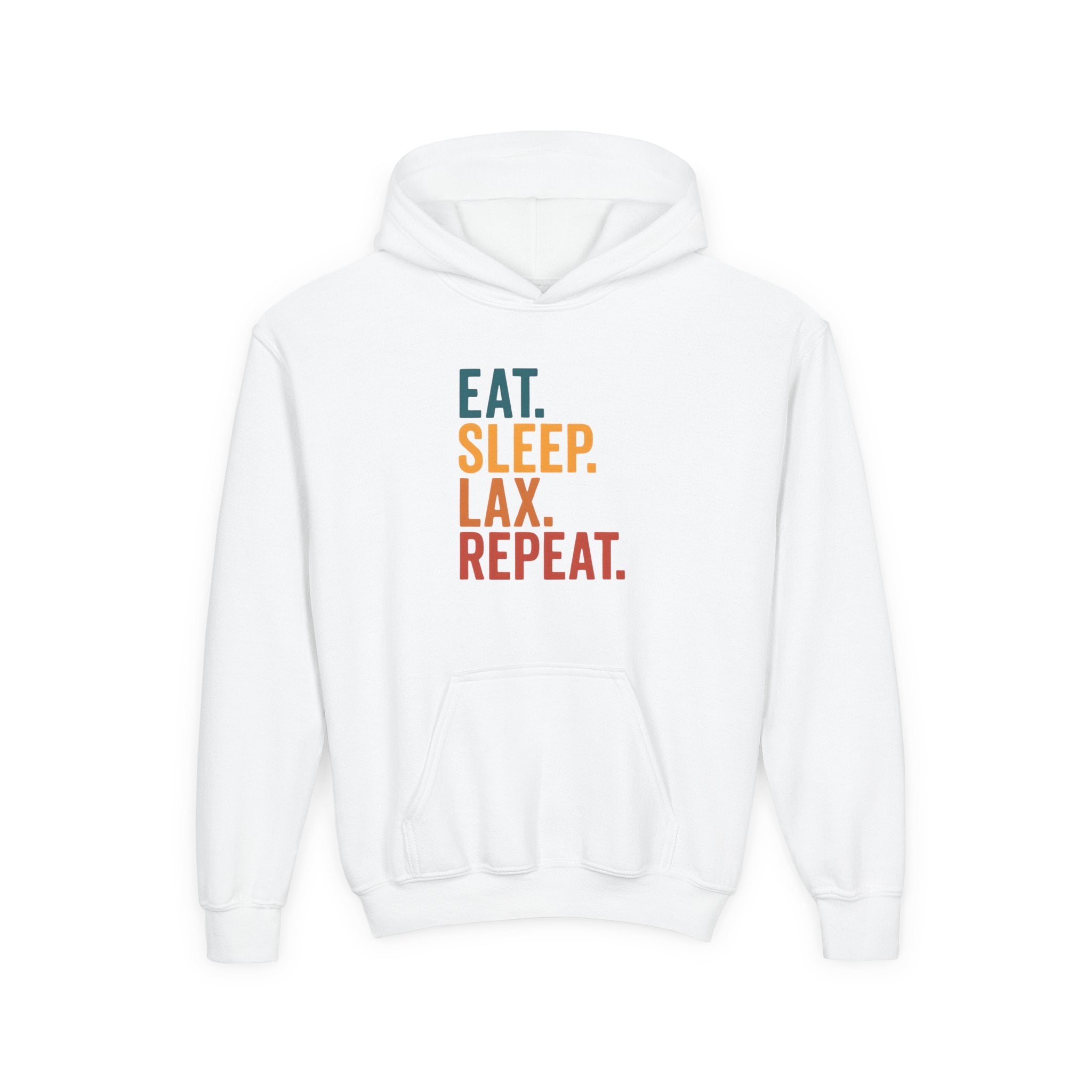 Eat. Sleep. Lax. Repeat - Hooded Youth Sweatshirt