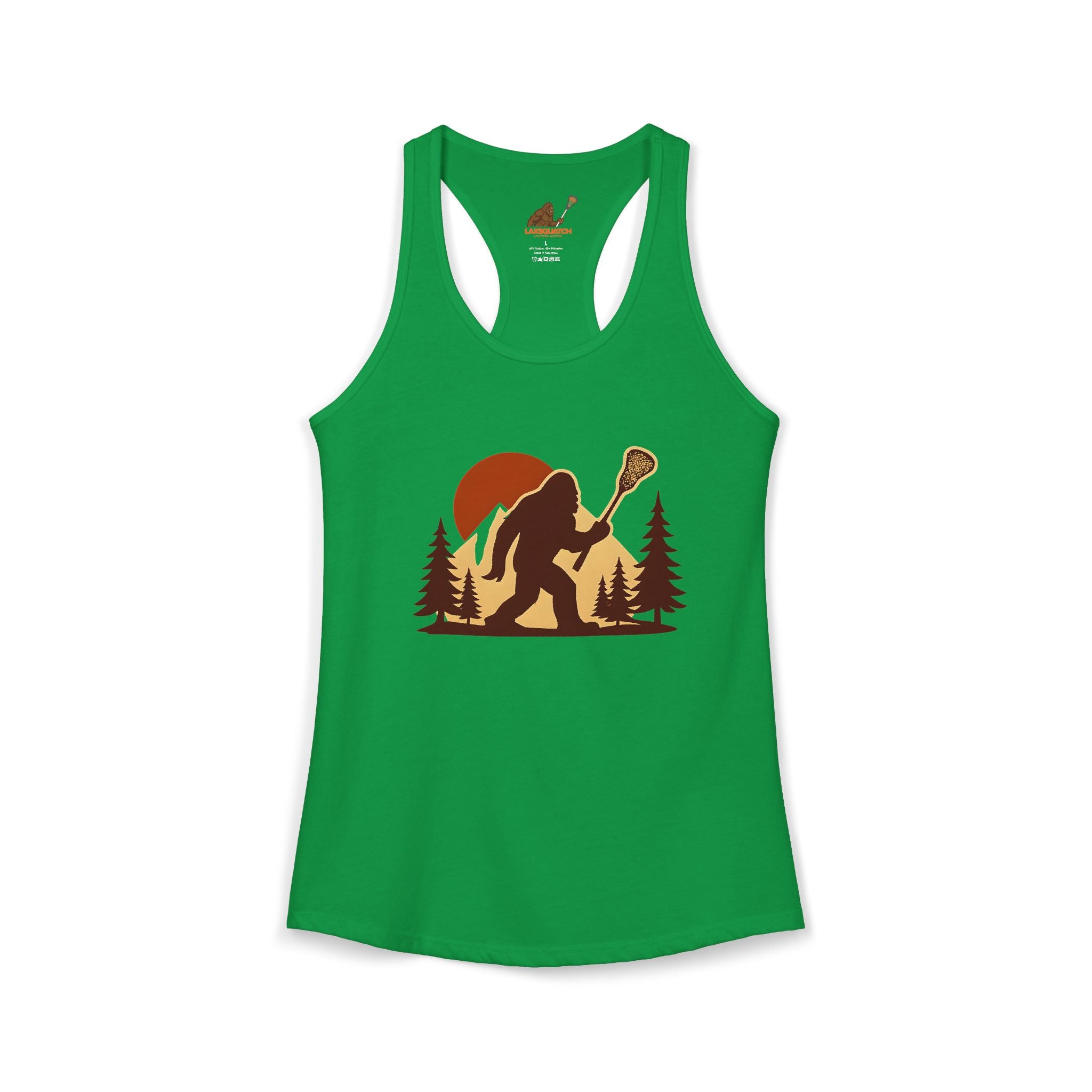 Vintage LAXsquatch- Racerback Tank