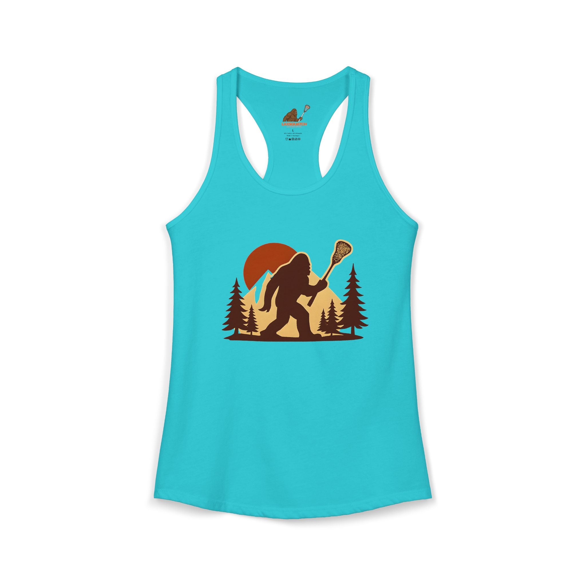 Vintage LAXsquatch- Racerback Tank